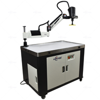 Meuleuse à faible vibration pour le finissage des pièces plates avec banc de travail à adsorption sous vide pour le polissage de métaux en petites séries