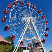 Grande Roue de 30 m avec Éclairage LED pour Parcs d'Attractions et Thématiques – Vente Directe Usine