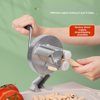 Coupe-pâtes de haute qualité en alliage d'aluminium, machine à pâtes fraîches de type séparé, presse à nouilles de table pour spaghetti et macaroni