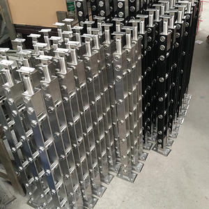 UNIK Garde-corps de balcon moderne en acier inoxydable pour extérieur et intérieur, avec poteaux de balustrade pour appartement, garantie à vie - Product Image 3