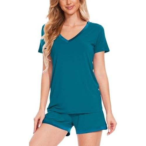 V-neck Teal Blue