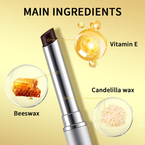 Nuevo Bálsamo Labial Negro de Larga Duración, Hidratante, Voluminizador de Labios, Color Nutritivo, Lápiz Labial - Product Image 4