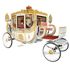 Véhicule Électrique de Transport Spécial : Chariot Électrique de Type Limousine, Style Carrosse Royal Traîné par des Chevaux, Prix d'Usine en Gros - Product Image 2