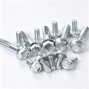 Boulon à tête hexagonale à haute résistance, en stock, avec tête à grande bride dentée intégrée, Grade 8.8 - Product Image 3