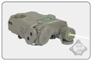 FMA AN/PEQ-15 Boîtier électrique + Voyant laser vert Lampe de poche laser verte pour la chasse en plein air (BK/DE/FG) TB544