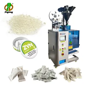 Automatic 0.3g 0.5g snus pouch making tobacco pouches CBD pouching machine filling packing machine