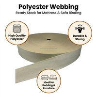 Sangle en polyester de haute qualité en stock pour la fixation des matelas et des canapés