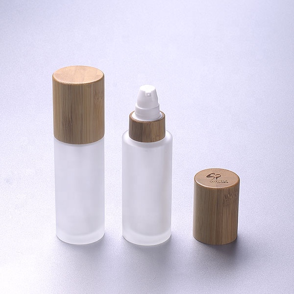 amber glass lotion bottle