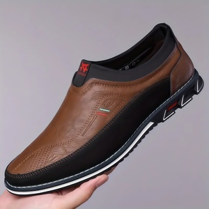 Zapatos Casuales de Otoño para Hombre, Talla Grande, Blancos, Bordados, Sin Cordones, Tacón Plano, para Trabajo, 52/53 - Product Image 3