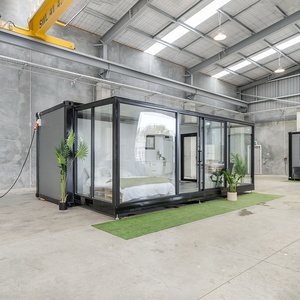 Maison conteneur préfabriquée <span class=keywords><strong>de</strong></span> 20 pieds, design unique, à déplacement facile, type « Granny Flat » - Product Image 1