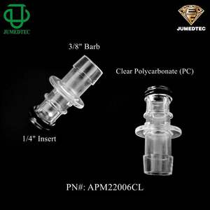 AP Series High Quality Transparent PC Plastic Precision Straight-Through Quick <b>Male</b> and Female <b>Hose</b> Adapters & <b>Connectors</b> - Product Image 3
