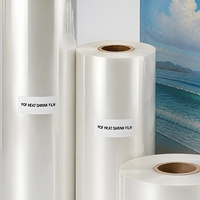 Film rétractable POF recyclable OEM ODM, haute transparence, résistant aux perforations, livraison rapide pour l'emballage de marque-pages
