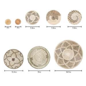 Coffre De Rangement En Osier Porte <span class=keywords><strong>Photo</strong></span> Macramé Tout Pour La Maison Suspension Feuilles Décoration Bureau Comptable - Product Image 3