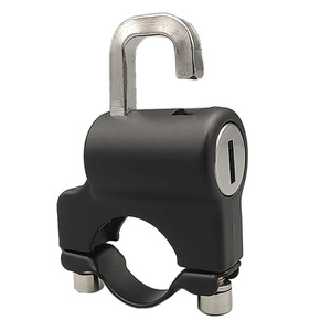 Bloqueo de casco de motocicleta, bicicletas universales, seguridad portátil, <span class=keywords><strong>antirrobo</strong></span>, bloqueo de casco fijo, manillar, herramientas para <span class=keywords><strong>Moto</strong></span>, nuevo - Product Image 1