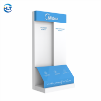 Maßgefertigtes Schwerlast-Recycling-Warmwasserbereiter-Displayregal mit LED-Beleuchtung, Umweltfreundliche Wasserdichte Haushaltsgeräte-Vitrine