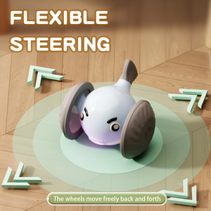 Balina araba akıllı kedi oyuncaklar işıklı kapalı köpek oyuncak topu rastgele hareket eğitim Pet oyuncaklar kediler ve küçük köpekler için - Product Image 5