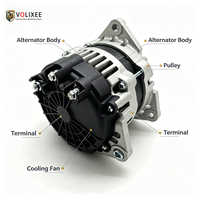 Alternateur 424-6821 pour excavatrice Caterpillar 312D2GC 313D2 318D2L, générateur de charge pour moteur diesel, pièce de rechange électrique