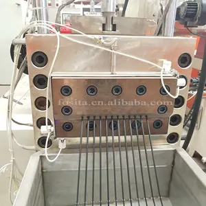 Fosita Automatic Single Screw PP PE Double Stage Plastic Granulating Prices for Plastic Granulator Machine