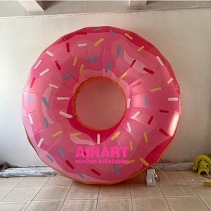 <strong>Inflatable</strong> Doughnut Shape Balloon,beach Party Ideas Giant Doughnut <strong>Ball</strong> for Advertising <strong>Inflatable</strong> - Product Image 3