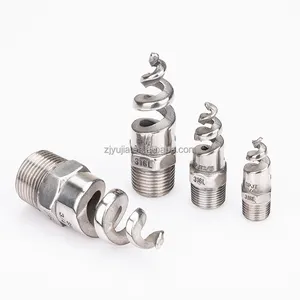 1.2 inch Stainless Steel 316 Full Cone Spray Water Jet Spiral Nozzle Cleaning Equipment Nozzle