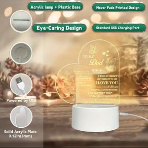 <span class=keywords><strong>RTS</strong></span> Moderne Acrylique Lumineux Logo Rétro-Éclairé Lettre Signe En Bois Led Veilleuse Base Bois ABS <span class=keywords><strong>3d</strong></span> Led Salon Lumière Lampes - Product Image 3