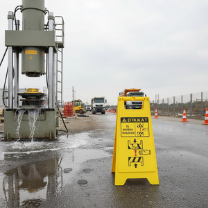 Señal de Advertencia de Piso Mojado, Señal de Seguridad para Carreteras, Señal de Precaución para Tráfico en Exteriores - Product Image 3