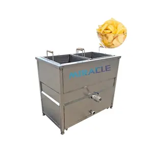 Basket electric gas heating small frying machine manufacturer