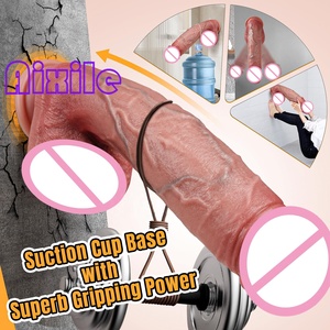 Dildo Realistico Grande 27,4 cm, Giocattolo Sessuale in Silicone <span class=keywords><strong>a</strong></span> Doppio Strato, Dildo Gigante Realistico per Punto G e Gioco Anale, Giocattoli Sessuali per Donne - Product Image 5