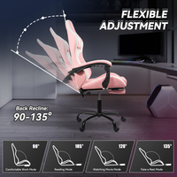 Fauteuil de jeu électrique ergonomique en métal moderne pour l'e-sport, avec éclairage LED RGB, massage, design polyvalent et repose-pieds extensible