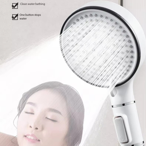 Soffione doccia ad alta pressione a 5 funzioni, <span class=keywords><strong>filtro</strong></span> anticalcare che rimuove il cloro e abbellisce la pelle - Product Image 1