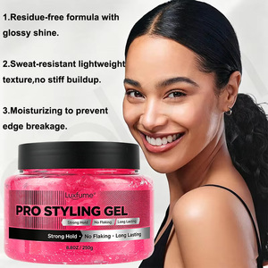 Gel Coiffant Luxfume à Tenue Extrême Marque Blanche, Longue Durée, Sans Résidus, Sans Alcool, Pour Tous Types de <span class=keywords><strong>Cheveux</strong></span>, Sans Accumulation - Product Image 4