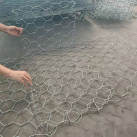 Filet de cage en pierre de haute qualité Paniers de gabion en treillis métallique galvanisé pour panier de gabion de protection de rivière