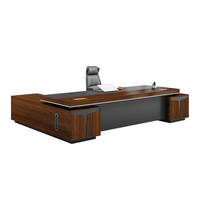 Bureau de direction moderne et minimaliste, personnalisable, de luxe, bureau de direction haut de gamme, personnalisation en gros