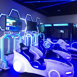 Multiplayer 9D Virtual Reality Race Motorrads piel Maschine Rennwagen Fahr simulator VR Motorrad Simulator