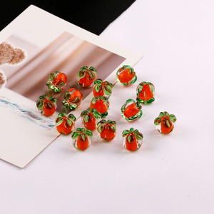 Perles en verre de kaki de 12 mm de diamètre avec trou de 1 mm pour la fabrication de bracelets, matériaux artisanaux - Product Image 5
