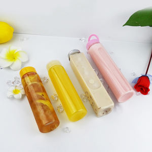 Bottle <span class=keywords><strong>King</strong></span> Fabricante Suministro Cuadrado vacío PET Plástico Jugo Botellas de leche Envases desechables transparentes Bebida Fruta Embalaje - Product Image 6