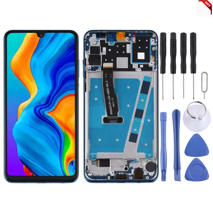 LCD display Screen and Digitizer Full Assembly with Frame for Huawei P30 Lite P20 pro for Huawei Mate 20 X Y9s Honor 10 Lite