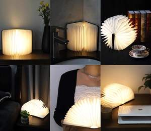 Lampe de table de chevet en bois rechargeable avec couvercle en tissu, personnalisable avec logo, vente en gros, échantillon gratuit, populaire et très vendue - Product Image 2