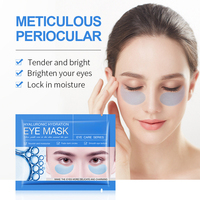 Masker Mata Lembaran Gliserin Berkualitas Tinggi, Tahan Lama, Melembapkan, Menutrisi, Memperbaiki, Memudarkan Lingkaran Hitam, Menyegarkan, Tidak Berminyak