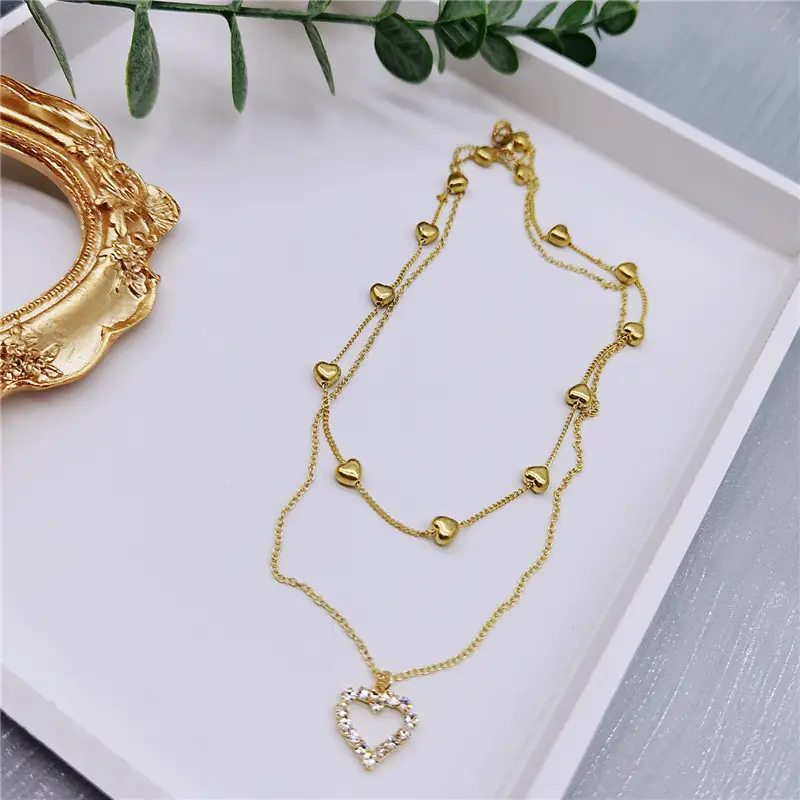 Liberty Quà Tặng Dây Chuyền Mài Sáu Mặt Mạ Vàng 18K