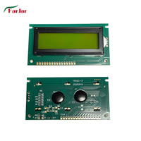 Módulo LCD Farjia 84*44MM JHD162D 1602 16X2 con Caracteres Negros y Retroiluminación LED Verde, Interfaz SPI e I2C, Circuito Integrado SPLC780D