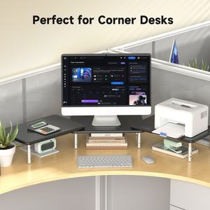 MST023V1 Support de moniteur d'ordinateur pour imprimante d'ordinateur portable et tout écran TV à écran plat avec 3 hauteurs - Product Image 6