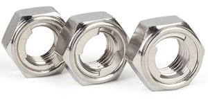 Mur Baut Pengunci Sendiri Baja Tahan Karat DIN 980M Bentuk A2 Mur Pengunci Sendiri Heksagonal Sepenuhnya Logam - Product Image 2