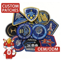 HEUREUX CADEAU En Gros Logo Personnalisé Broderie Lettre Patchs Fer Sur La Chaleur Presse Patchs Coudre Sur Lettres Badges Pour Chapeau Et Vêtements