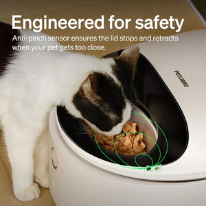 Smart Wet <b>Food</b> Feeder <b>Pet</b> Bowl Automatic Feeding Dish Multi Meal Tray App Control for Cats and Dogs - Product Image 5