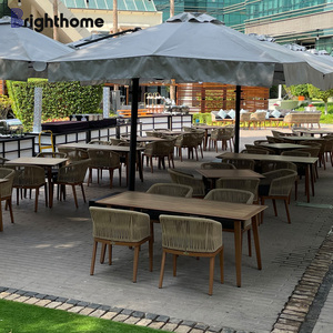 ODM OEM Wholesale Aluminum Rattan Hotel Outside Outdoor Garden Furniture with Waterproof Cushion - Product Image 3