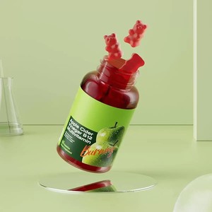 Gomitas de Vinagre de Sidra de Manzana de Alta Calidad, Suministro de Fábrica, Multivitamínicas con B12 para Adultos, Veganas, Bajas en Azúcar, Estilo Fudge, Energía Normal - Product Image 4