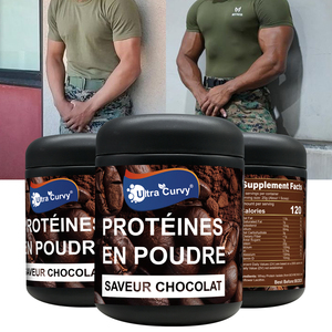 Polvo de proteína de suero con sabor a chocolate Premium OEM/ODM para soporte muscular 400g - Product Image 3