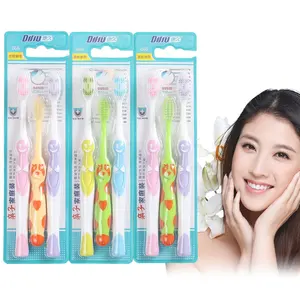 3 pcs packing family set smile design toothbrush