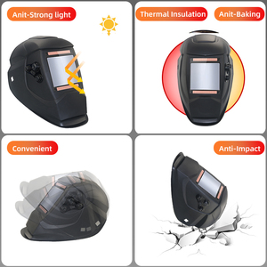 Casco/Lente de Soldadura con Oscurecimiento Automático Solar DIN5-DIN13, Gran Visión, 4 Sensores de Arco, True Color, para Soldadura TIG/MIG/MMA - Product Image 6